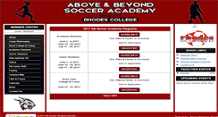 Desktop Screenshot of aboveandbeyondsoccer.com